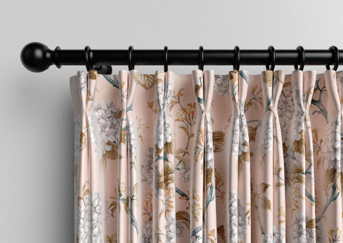 Bouquet Velvet, Soft Apricot - Made to Measure Curtain - Image 10